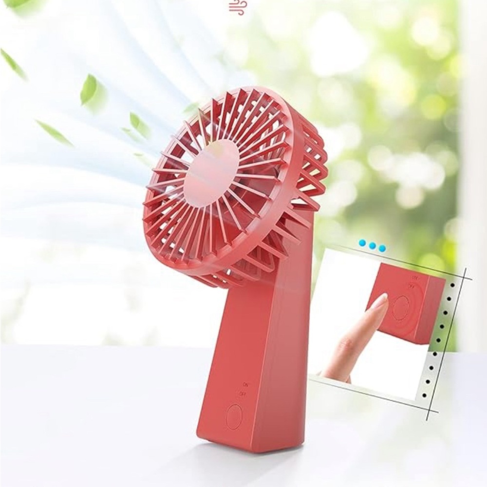 Ofima USB Red-Orange Portable Fan